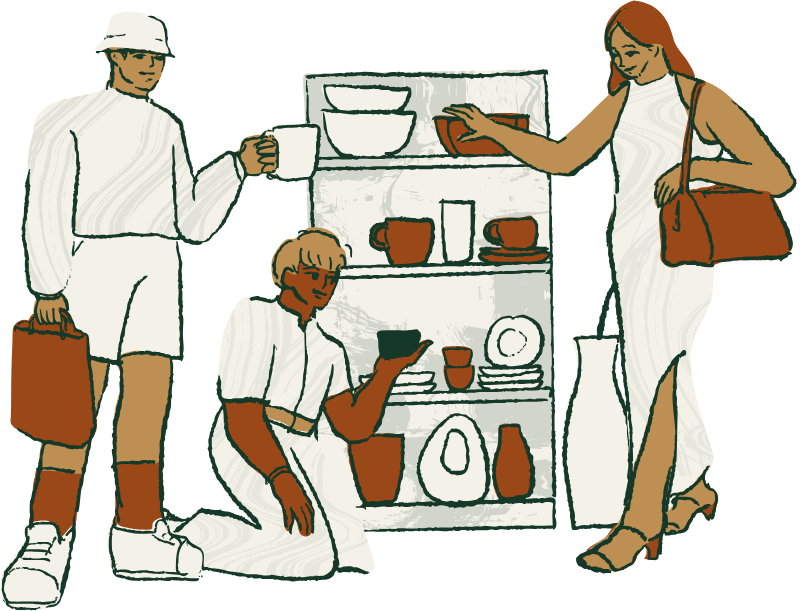 Illustrated people